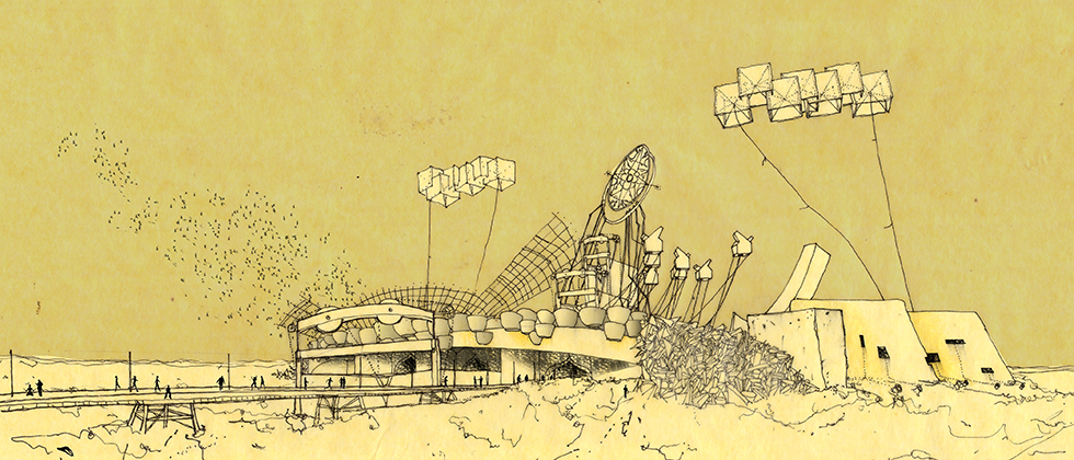 Birnbeck Island Drift Hanger. the work.group architecture